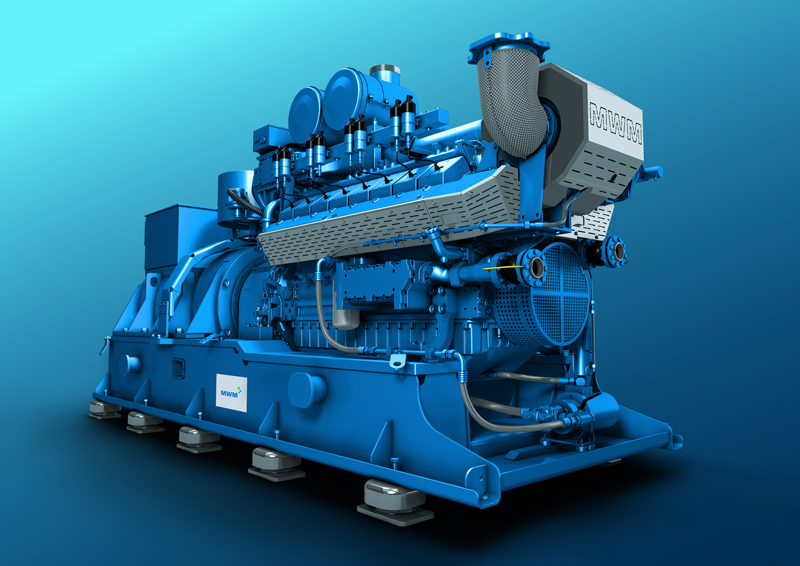 MWM TCG 2016 V12 gas genset